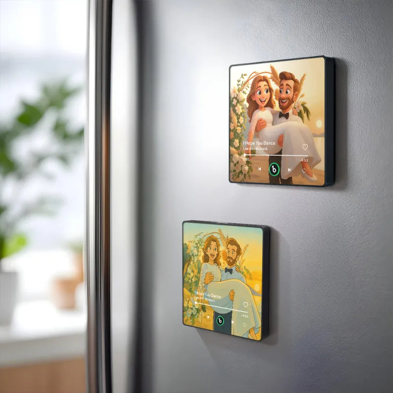 Kişiye Özel Müzikli Buzdolabı Magneti | Yapay Zeka İle Tarzını Yarat