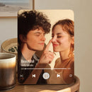 Personalized Music Playing Photo Frame | Plays Music Without a Phone Connection | Wooden Design Gift