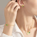 Personalized Jewelry Set – Necklace, Earrings and Bracelet