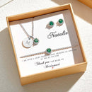Personalized Jewelry Set – Necklace, Earrings and Bracelet