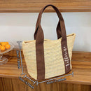 Custom Straw Beach Bag – Bridal Shower & Summer Gift
