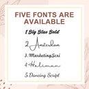 Personalized Name and Birth Flower Themed Card Holder Wallet – Elegant and Meaningful Gift