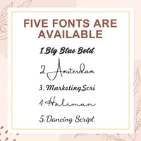 Personalized Name and Birth Flower Themed Card Holder Wallet – Elegant and Meaningful Gift