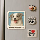 Custom 3D Printed Fridge Magnet from Photo – Personalized Cartoon Character Magnet