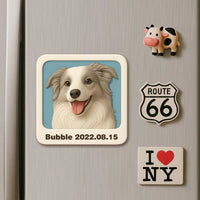 Custom 3D Printed Fridge Magnet from Photo – Personalized Cartoon Character Magnet