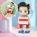 Duddu Brick Figure | Romantic LEGO-Style Mini Character | Valentine's Day & Keepsake Gift