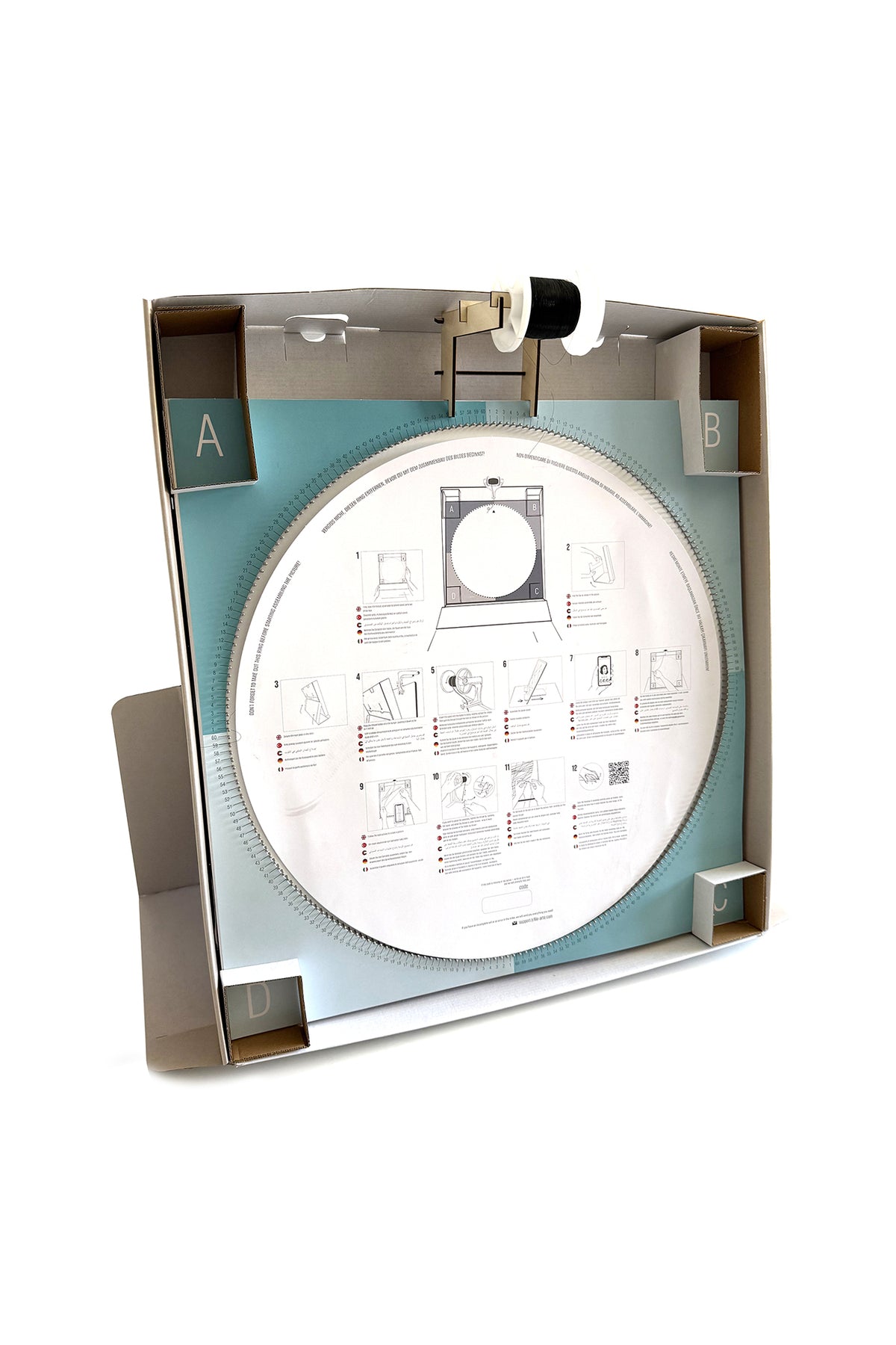 Kişiye Özel String Art Tablo Kiti - 50x50 cm Kare