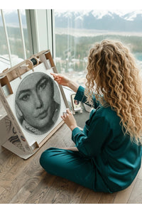 Kişiye Özel String Art Tablo Kiti - 50x50 cm Kare