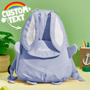 Personalized Name-Embroidered Mini Bunny Backpack – Kids' Gift