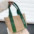 Custom Straw Beach Bag – Bridal Shower & Summer Gift