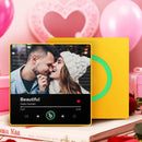 FridgeBeats Framed Musical Magnet – Personalized Refrigerator Gift Magnet with Photo