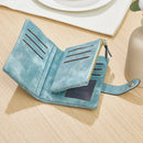 Personalized Name and Birth Flower Themed Card Holder Wallet – Elegant and Meaningful Gift