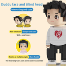 Duddu Brick Figure | Romantic LEGO-Style Mini Character | Valentine's Day & Keepsake Gift