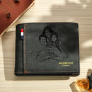 Personalized Photo & Text Men's Wallet – Elegant, Meaningful Gift