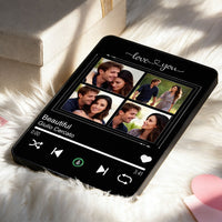 Personalized Music Plaque with 4 Photos
