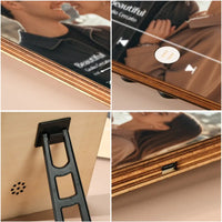 Personalized Music Playing Photo Frame | Plays Music Without a Phone Connection | Wooden Design Gift