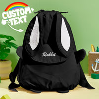 Personalized Name-Embroidered Mini Bunny Backpack – Kids' Gift