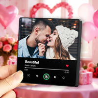 FridgeBeats Framed Musical Magnet – Personalized Refrigerator Gift Magnet with Photo