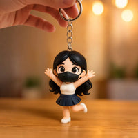 Personalized 3D Mini Figure Keychain | Mini Figure Created from Your Photo