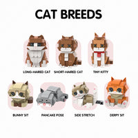 Custom Full-Body Brick Figure – Cat-Themed Decorative Gift