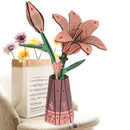 Lily 3D Wooden Puzzle – Handmade Everlasting Flower Gift