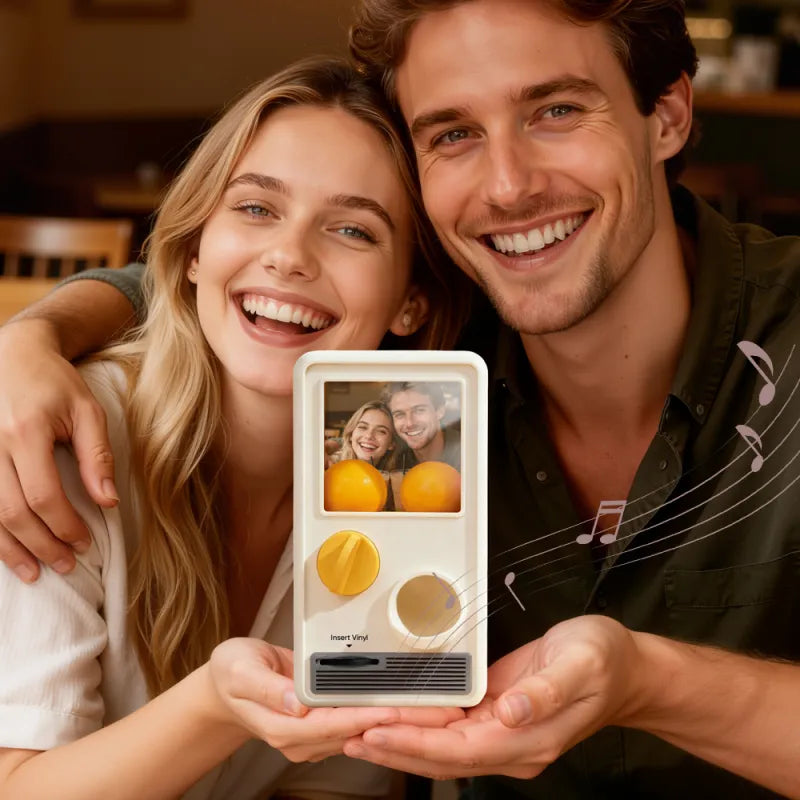 Personalized Musical Gachapon Surprise Box – Vintage Mini Jukebox