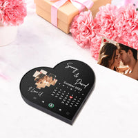 FridgeBeats Çerçeveli Kişiye Özel Müzikli Magnet – Kalp Çerçeveli Albüm Tasarımı