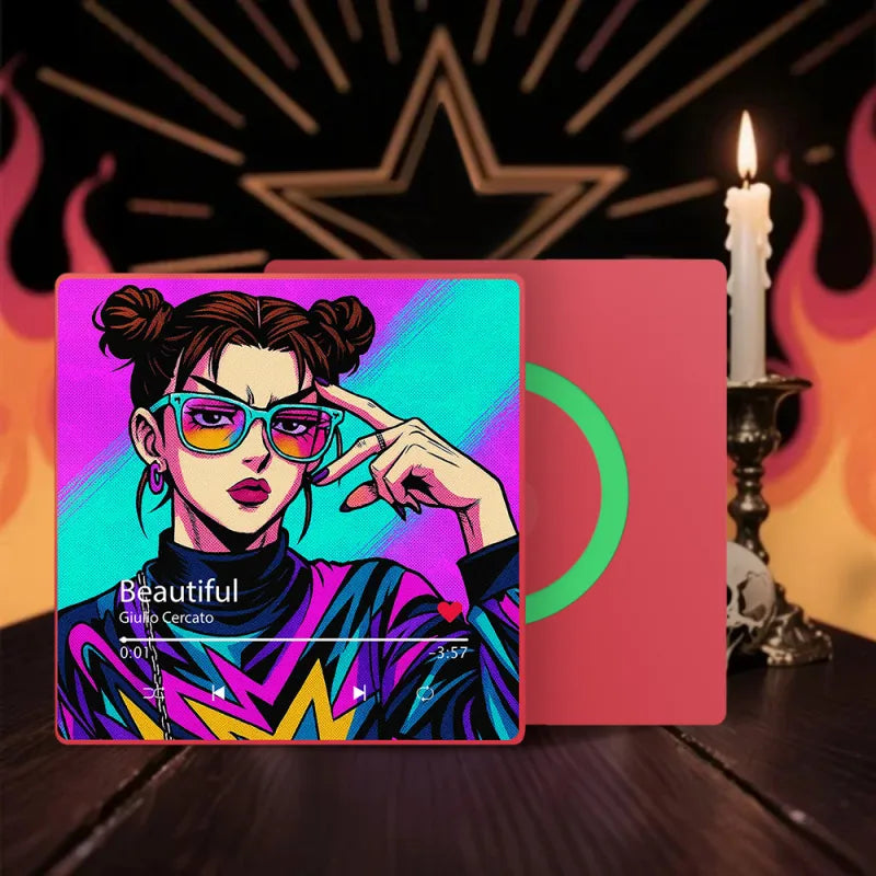 Kişiye Özel Anime Tarzı Müzikli Magnet – Aşkınızı Müziğe Dönüştürün!