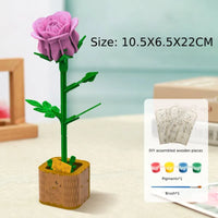 3D Wooden Flower Puzzle – Handmade Mother's Day Gift!