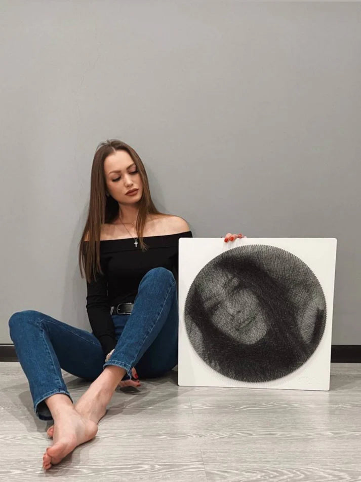 Kişiye Özel String Art Tablo Kiti - 50x50 cm Kare