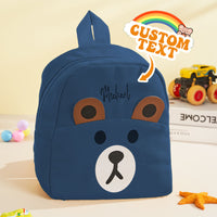 Custom Name-Embroidered Mini Teddy Bear Backpack