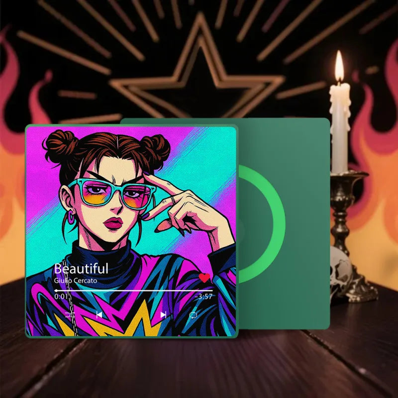 Kişiye Özel Anime Tarzı Müzikli Magnet – Aşkınızı Müziğe Dönüştürün!