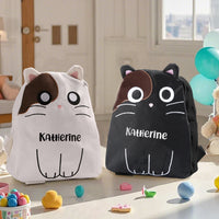 Personalized Embroidered Name Plush Animal Kids Backpack