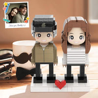 Duddu-Style Custom Brick Figure – Valentine's Day & Special Occasion Gift