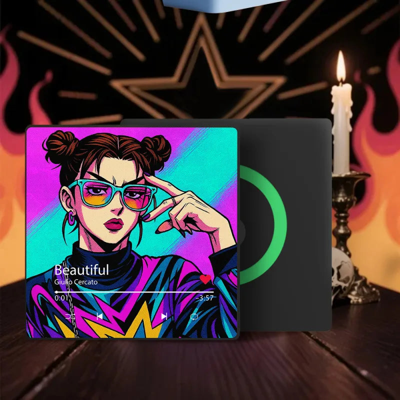 Kişiye Özel Anime Tarzı Müzikli Magnet – Aşkınızı Müziğe Dönüştürün!