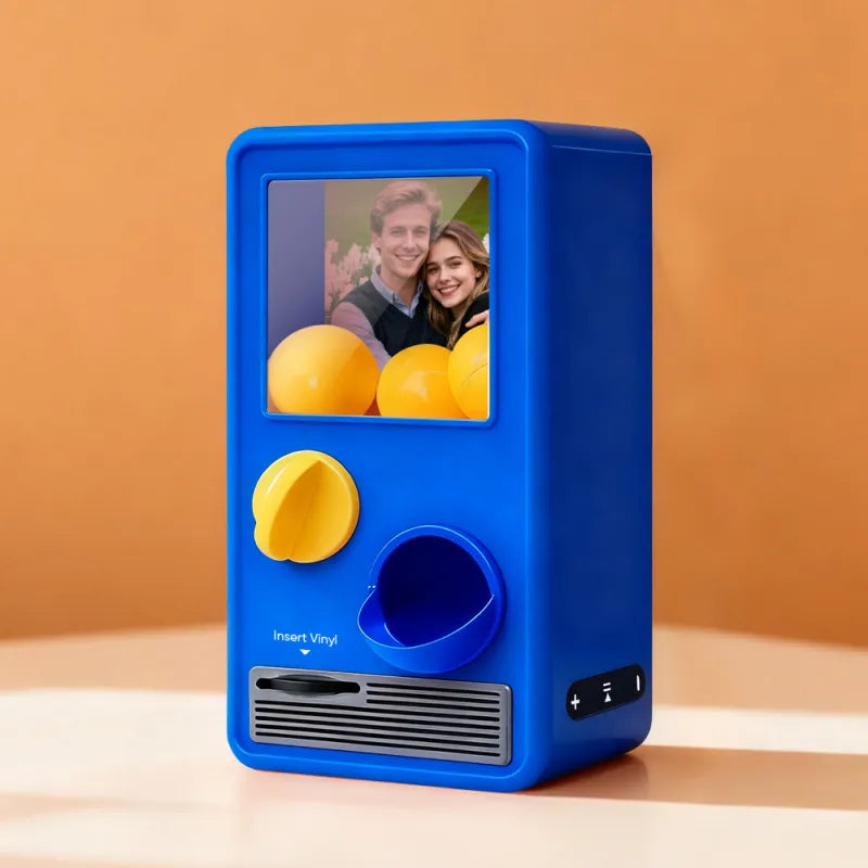 Personalized Musical Gachapon Surprise Box – Vintage Mini Jukebox