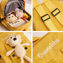Custom Name-Embroidered Teddy Bear Backpack – For School & Everyday Use