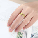 Kişiye Özel Çift İsimli Yüzük – 925 Ayar Gümüş