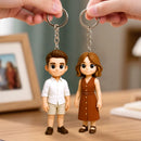 Personalized 3D Mini Figure Keychain | Mini Figure Created from Your Photo
