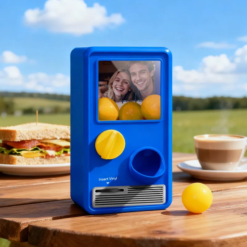 Personalized Musical Gachapon Surprise Box – Vintage Mini Jukebox