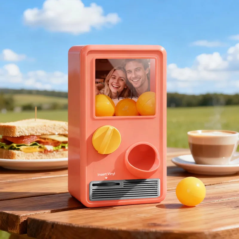 Personalized Musical Gachapon Surprise Box – Vintage Mini Jukebox