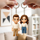 Personalized 3D Mini Figure Keychain | Mini Figure Created from Your Photo