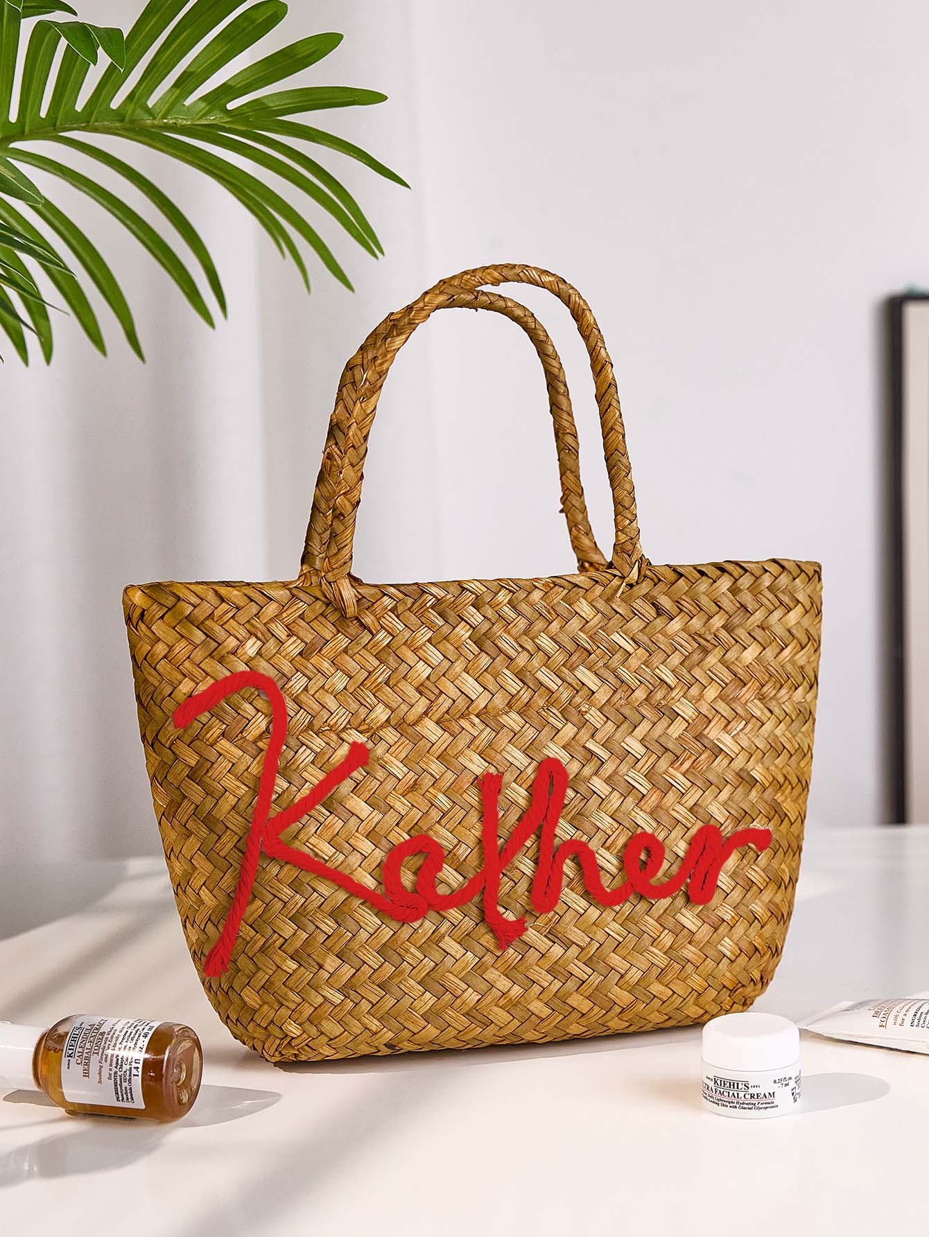 Personalized Handmade Boho Bucket Bag – Custom Name Beach & Travel Gift