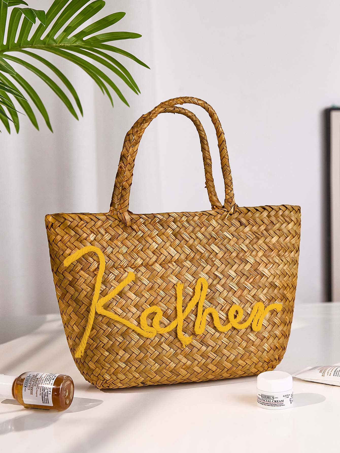 Personalized Handmade Boho Bucket Bag – Custom Name Beach & Travel Gift