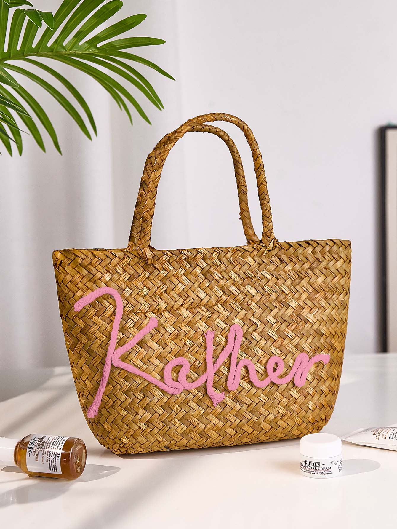Personalized Handmade Boho Bucket Bag – Custom Name Beach & Travel Gift