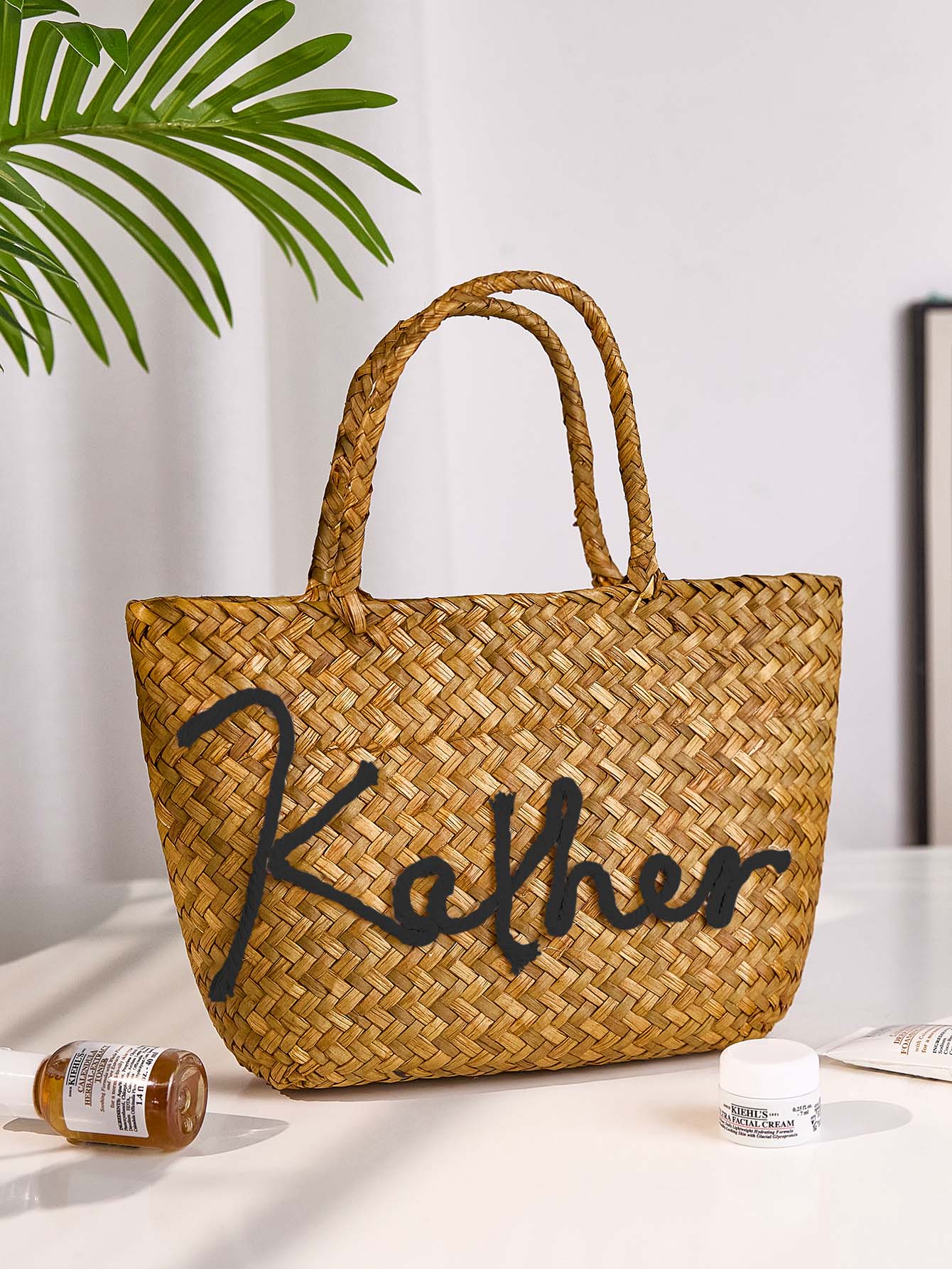 Personalized Handmade Boho Bucket Bag – Custom Name Beach & Travel Gift
