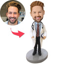 Cool Doktor & Steteskop Bobblehead – Kişiye Özel Mizahi Doktor Figürü | Hediye