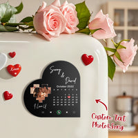 FridgeBeats Çerçeveli Kişiye Özel Müzikli Magnet – Kalp Çerçeveli Albüm Tasarımı