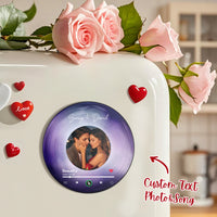 FridgeBeats Çerçeveli Kişiye Özel Müzikli Magnet – Kalp Çerçeveli Albüm Tasarımı