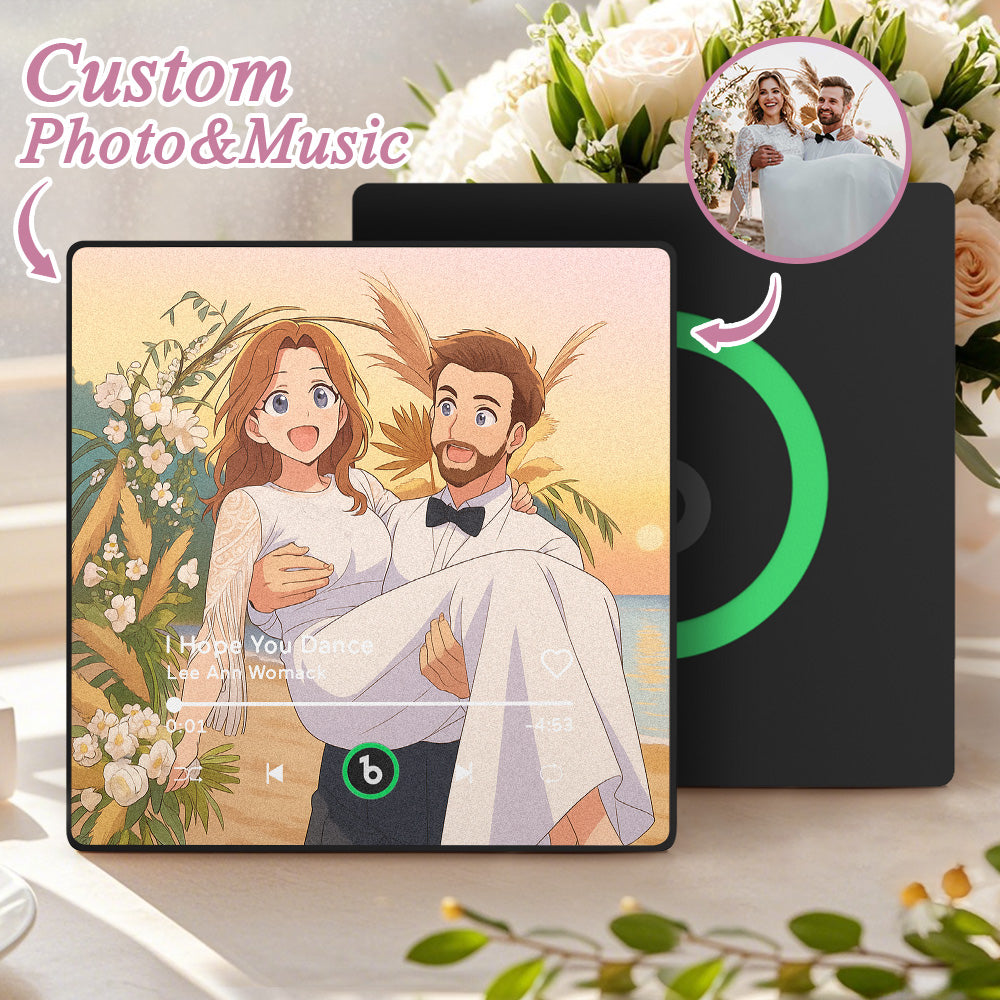 Kişiye Özel Müzikli Buzdolabı Magneti | Yapay Zeka İle Tarzını Yarat